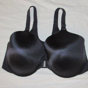 SOMA Vanishing Back Full Coverage Front Close Black Bra sz 38DD 38 DD Smoothing